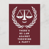 Rechtsschoolverlaters Briefkaart (Voorkant)