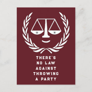 Rechtsschoolverlaters Briefkaart