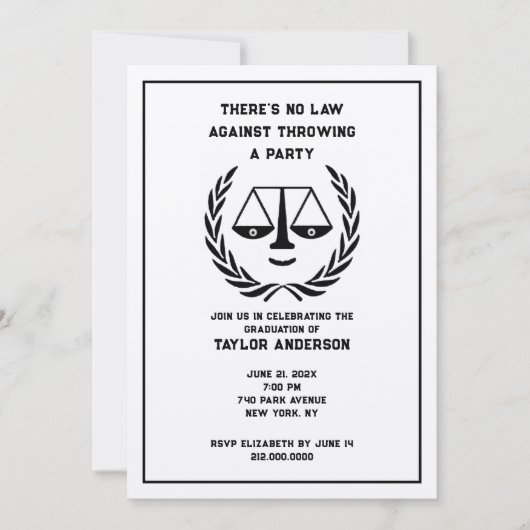 Rechtsschoolverlaters Kaart (Voorkant)