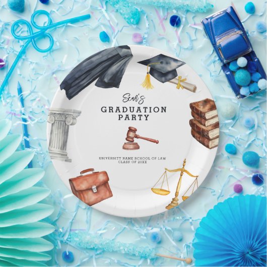 Rechtsschoolverlaters Papieren Bordje (Feest)