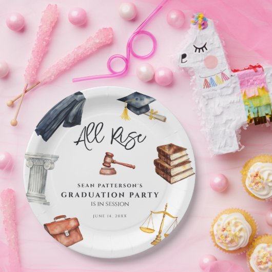 Rechtsschoolverlaters Papieren Bordje (Feest)