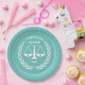 Rechtsschoolverlaters Papieren Bordje (Feest)