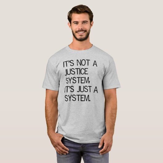 Rechtsstelsel T-shirt (Voorkant volledig)