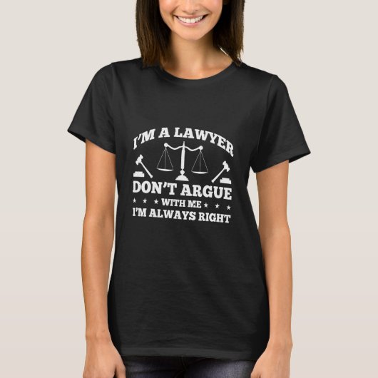 Rechtsstudent Rechtstudent Aankomend Advocaat T-shirt (Voorkant)
