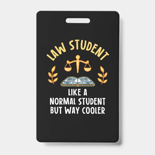 Rechtsstudenten zijn cooler badge (Voorzijde)