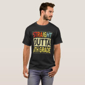 Rechtstreeks 8e graad Afstuderen achtste graad T-shirt (Voorkant volledig)