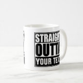 Rechtstreeks aangepast koffiemok (Voorkant rechts)