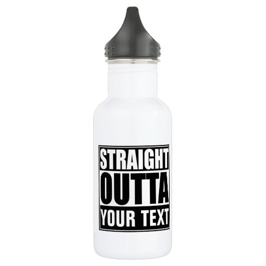 Rechtstreeks aangepast waterfles (Links)