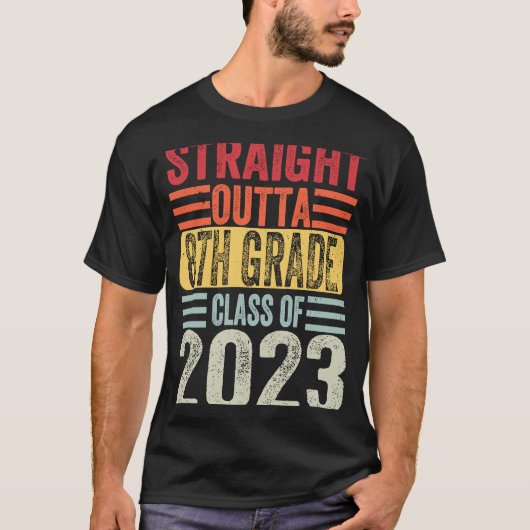 Rechtstreeks achtste graad 2023 8e graad t-shirt (Voorkant)