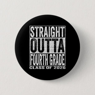 Rechtstreeks afgestudeerd aan de vierde klas Grapp Ronde Button 5,7 Cm