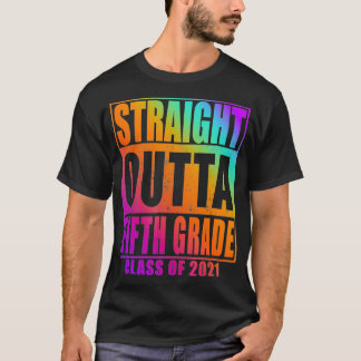 Rechtstreeks Afstuderen 2021 Klasse Fif van 5th Gr T-shirt