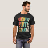 Rechtstreeks Afstuderen 2021 van 5e klasse van T-shirt (Voorkant volledig)