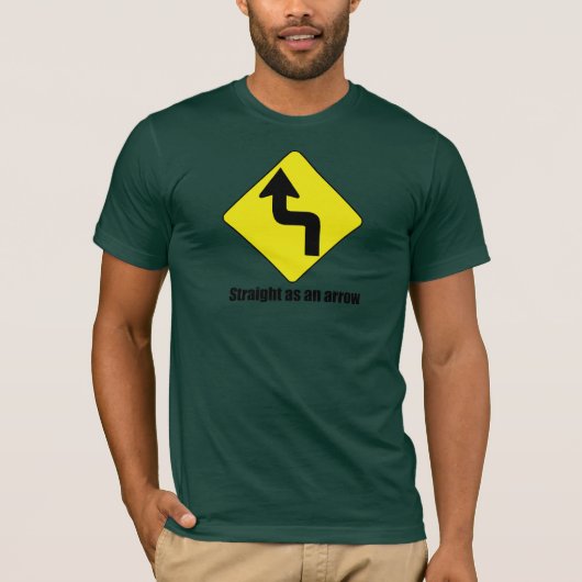 RECHTSTREEKS ALS ARROW T-SHIRT (Voorkant)