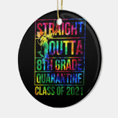 Rechtstreeks buiten de achtste klasse Afstuderen v Keramisch Ornament (Links)