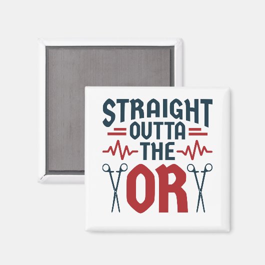 Rechtstreeks buiten de chirurgische chirurgische i magneet (Voorkant / Achterkant)