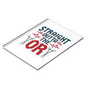 Rechtstreeks buiten de chirurgische chirurgische i notitieboek (Linkerzijde)