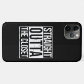 Rechtstreeks buiten de Kast LGBT-cadeau T-shirt Case-Mate iPhone Case (Achterkant (horizontaal))