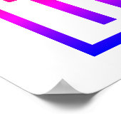 Rechtstreeks buiten de pool Typografische Tekst kl Poster (Hoek)