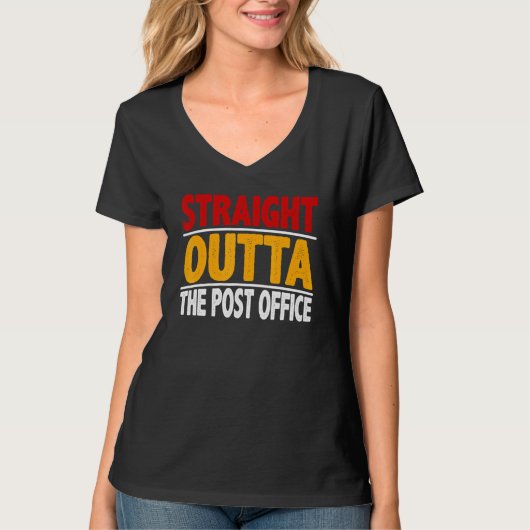 Rechtstreeks buiten de postbus van de Postarbeider T-shirt (Voorkant)