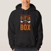 Rechtstreeks buiten de strafdoos Hockey Hoodie (Voorkant)