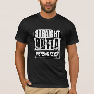 Rechtstreeks buiten de strafdoos Hockey T-shirt