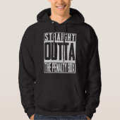 Rechtstreeks buiten de Valentijn van de strafdoos Hoodie (Voorkant)