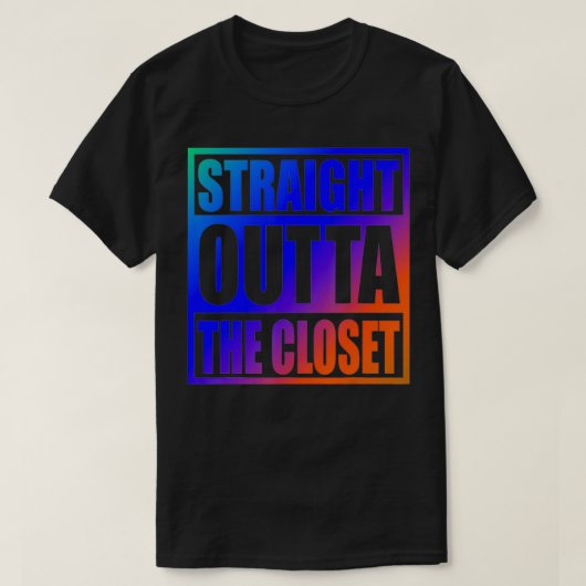 Rechtstreeks buiten het lid van de Kast van de Gro T-shirt (Design voorkant)