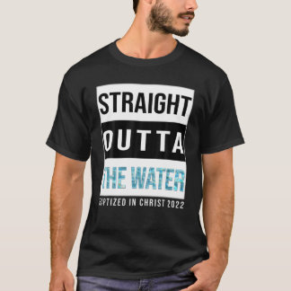 Rechtstreeks buiten het waterzakje 2022 gebaptigee t-shirt