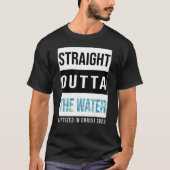 Rechtstreeks buiten het waterzakje 2023, gebaptige t-shirt (Voorkant)