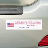 RECHTSTREEKS BUMPERSTICKER (Op auto)