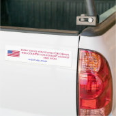 RECHTSTREEKS BUMPERSTICKER (Op Truck)