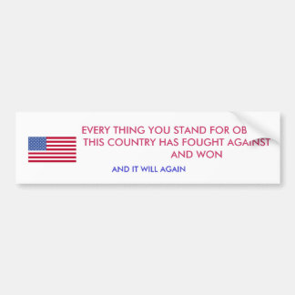 RECHTSTREEKS BUMPERSTICKER