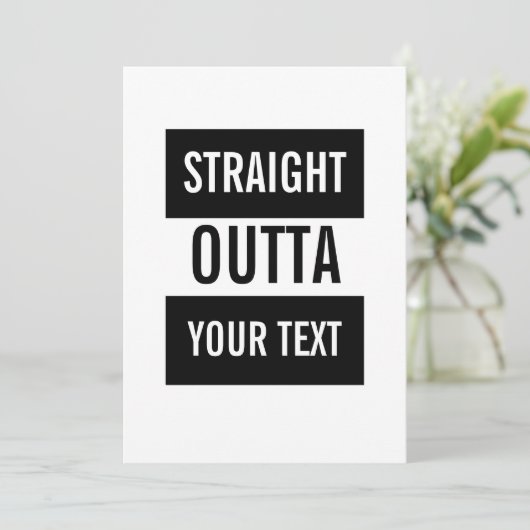 Rechtstreeks... Feestdagenkaart (Staand voorkant)