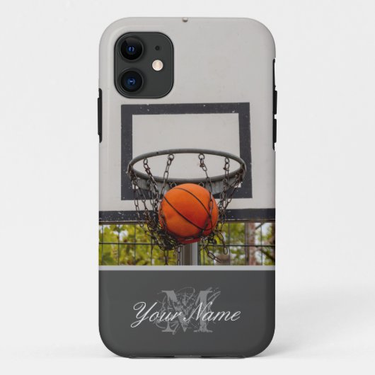 Rechtstreeks geraakt op de basketbalrechtbank. Case-Mate iPhone case (Achterkant)