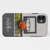 Rechtstreeks geraakt op de basketbalrechtbank. Case-Mate iPhone case (Achterkant (horizontaal))