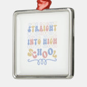 Rechtstreeks in de leraar aan de middelbare school metalen ornament (Links)