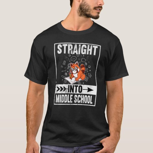Rechtstreeks in het elementaire Afstuderen van de T-shirt (Voorkant)