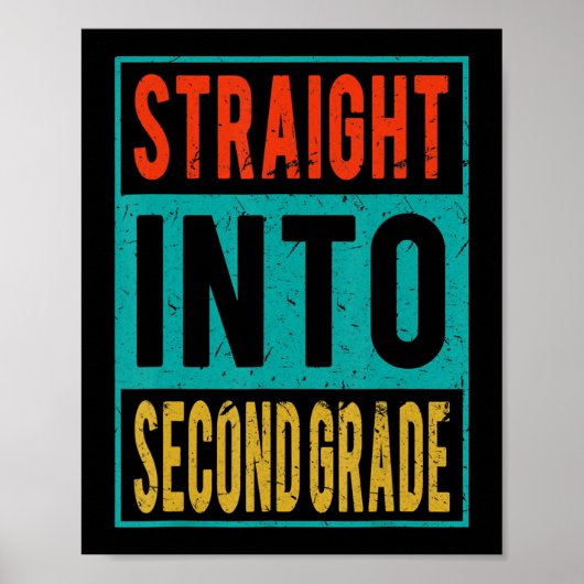 Rechtstreeks in tweede graad terug naar school 2e poster (Voorkant)