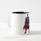 Rechtstreeks kijken tweekleurige koffiemok (Voorkant links)