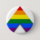 Rechtstreeks LGBT-toets Ronde Button 5,7 Cm (Voorkant)