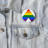 Rechtstreeks LGBT-toets Ronde Button 5,7 Cm (In situ)
