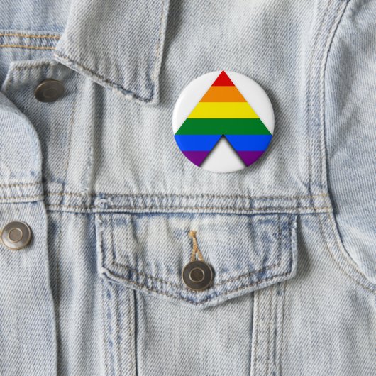 Rechtstreeks LGBT-toets Ronde Button 5,7 Cm (In situ)