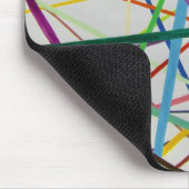 Rechtstreeks maar kleurrijk muismat (Hoek)