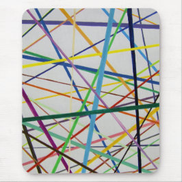 Rechtstreeks maar kleurrijk muismat
