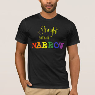 Rechtstreeks maar niet smal T-shirt