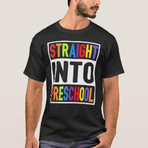 Rechtstreeks naar de eerste schooldag t-shirt