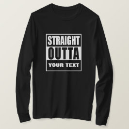 RECHTSTREEKS NAAR [UW STAD OF STAAT] AANGEPAST T-SHIRT