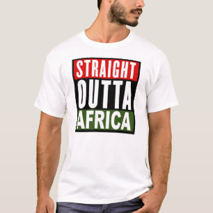 RECHTSTREEKS OUTTA AFRIKA T-SHIRT