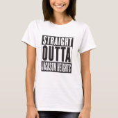 RECHTSTREEKS OUTTA JACKSON HOGHTS T-SHIRT (Voorkant)