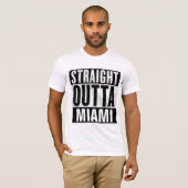 RECHTSTREEKS OUTTA MIAMI T-shirts (Voorkant volledig)